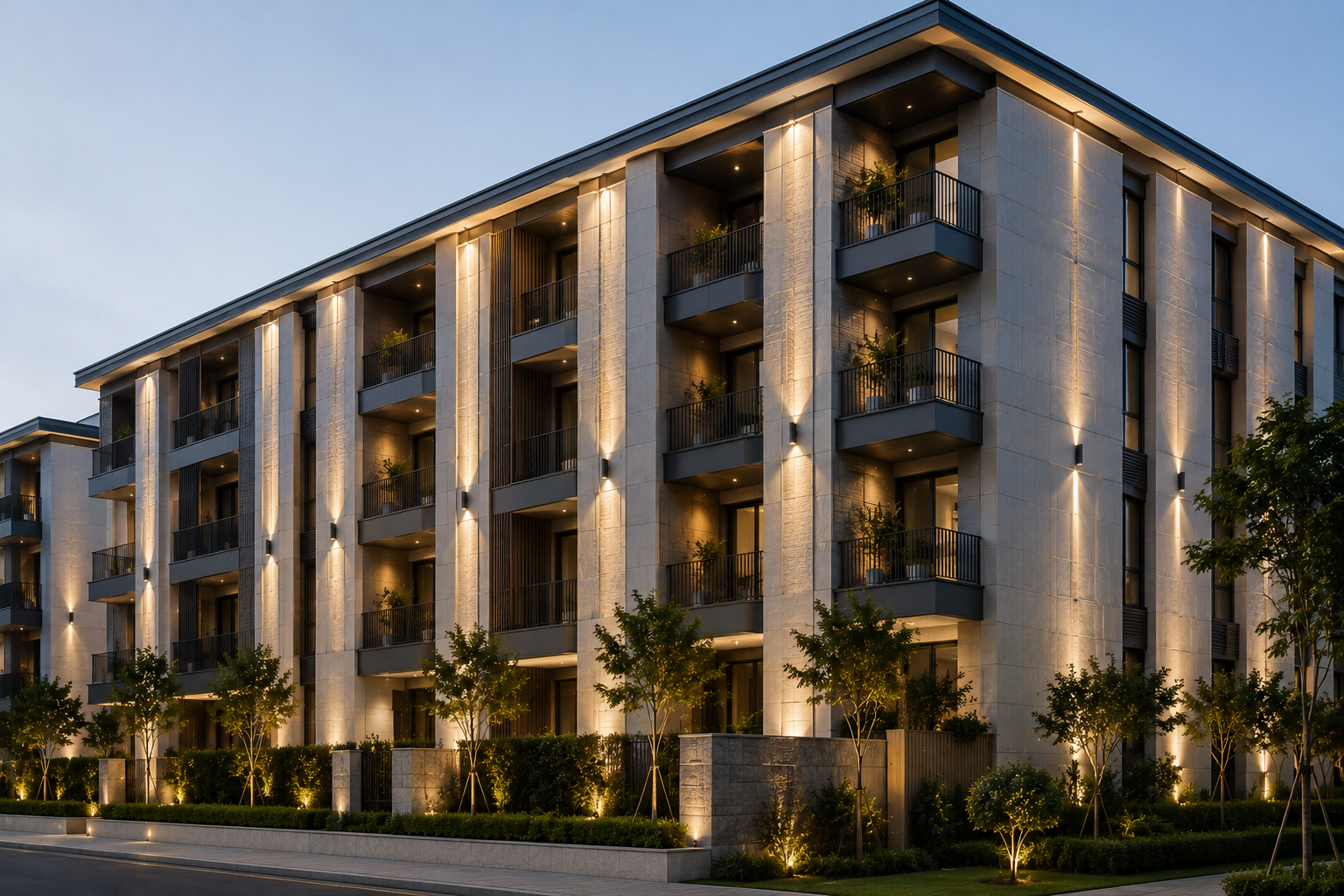 Facade lighting project